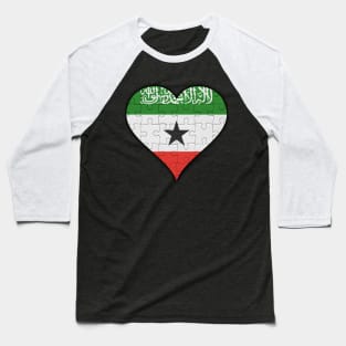 Somalilander Jigsaw Puzzle Heart Design - Gift for Somalilander With Somaliland Roots Baseball T-Shirt